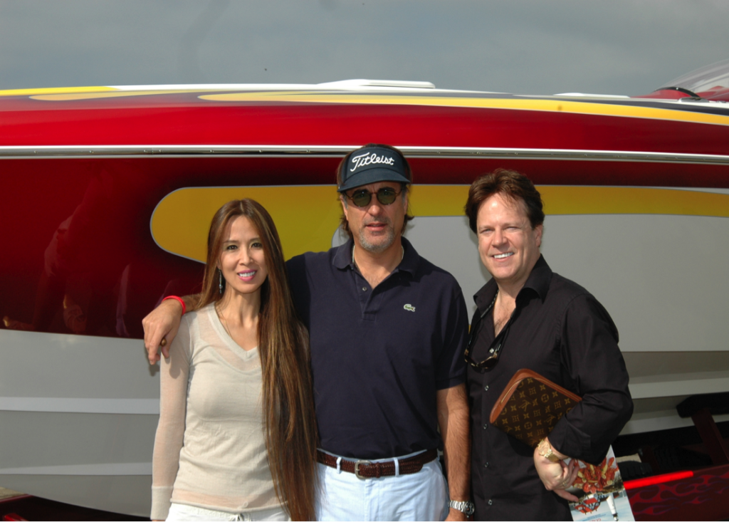 Andy-Garcia with Lily and Steve Moore