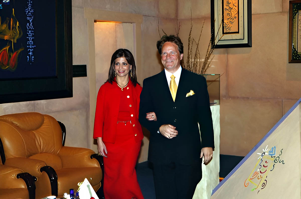 Steve Moore with Paula Abdul