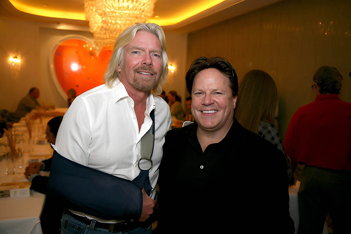 Steve Moore with Richard Branson